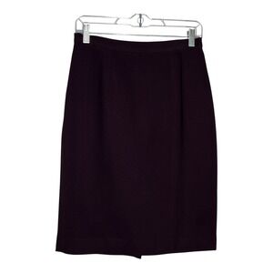 Dress Barn Women's Purple Pencil Skirt Career Office Wear Classic Size 8‎